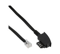 InLine 20265 Cavo Adattatore da RJ12 Maschio a TAE-N Maschio, 6 Fili, 10 m, Nero