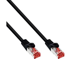 InLine 20272 Cavo Patch Lan Crossover, S/Ftp, Cat.6, 10 m, Rosso