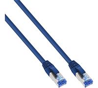 InLine 20397 Cavo Patch Lan, S/Ftp, Cat.6A, 500Mhz, Guaina Halogenfree, 5 m, Blu
