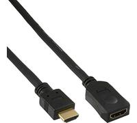 InLine 20415 Cavo High Speed HDMI Maschio/Femmina, 3M, Contatti Dorati Nero