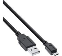 InLine 20440 Cavo Micro USB 2.0, Type-A Maschio a Type Micro-B Maschio, 1 m, Nero