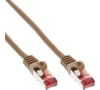 InLine 20535 Cavo Patch Lan, S/Ftp, Cat.6, 250Mhz, 3 m, Marrone