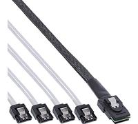 InLine Cavo Mini SAS, SFF-8087 a 4x SATA, 0,75m, configurazione 1:1, OCR,