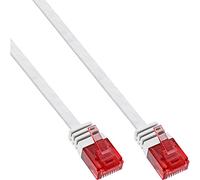 InLine 20718 Cavo Patch Lan Piatto, U/Utp, Cat.6, 3 m, Bianco