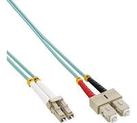 InLine 20761 Cavo Bretella Fibra Ottica Duplex, LC/SC 50/125µm, OM3, 7.5M Nero