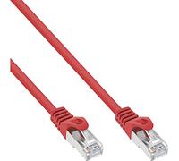 InLine 20777 Cavo Patch Lan, Sf/Utp, Cat.5E, 1.5 m, Rosso