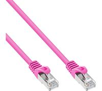 InLine 20814 Cavo Patch Lan, Sf/Utp, Cat.5E, 20 m, Rosa