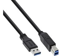 InLine 20898 Cavo USB 3.0, Type-A Maschio a Type-B Maschio, 5 m, Nero