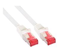 InLine 21109 Cavo Patch LAN, S/FTP Pimf, Cat.6, 250 MHz, Guaina PVC, Cu 100% Rame, 50M Bianco