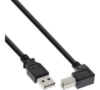 Cavo USB 2.0 - Da A a B angolato in basso - nero - 3 m NEW