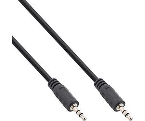 InLine 21391 Cavo Audio Jack, Nero