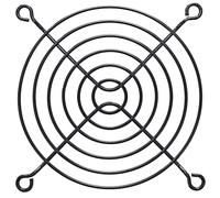 InLine 21570 Griglia per Ventola in Metallo, 92 x 92 mm, Nero