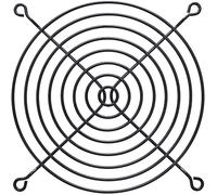 InLine 21571 Griglia per Ventola in Metallo, 120 x 120 mm, Nero