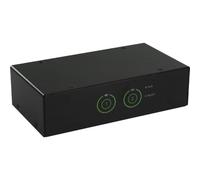 InLine 21702 Switch KVN, 2 Porte, USB 3 DVI Audio, Hub USB 3.0, Kit Cavi Inclusi, Nero
