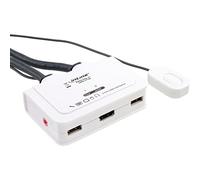 InLine KVM Switch, 2 porte, USB HDMI, Audio, all-in-one