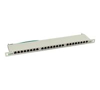 InLine 21720 Patch Panel Cat.6, 24 Porte, 48.26 cm, 19, 0.5He, Nero