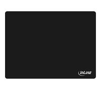 InLine® 21779 Tappetino con Superficie 350 x 260 x 3 mm per Gamer, 100% Gomma Naturale, Nero