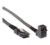 Inline Inline Cavo Mini Sas, SfF-8643 A SfF-8087 + Sideband, 1m, Connettore 90°