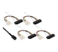 Inline Inline Cavo Mini Sas, SfF-8643 A 4x SfF-8482 + Alimentazione, 1m T_0286_3
