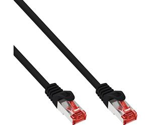 InLine 22199 Cavo Patch Lan, S/Ftp, Cat.6, 250Mhz, 0.3 m, Nero