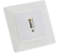 InLine 22251 Presa Muro Tae-F per Applicazioni ad Incasso, Nero