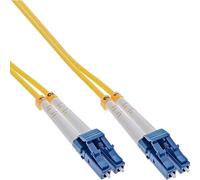 InLine 22374 Cavo Bretella Fibra Ottica Duplex, LC/LC, 9/125µm, Os2, 0.5M Nero