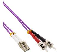 InLine Cavo Duplex LC/ST 50/125µm Fibra Ottica OM4 7,5m Rete Fibra 88507P