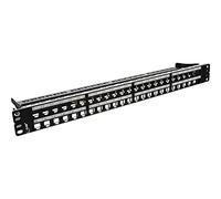 INL InLine® Patch Panel Cat.6A 48-porte, Snap-In Keystone (senza frutti), 48,26