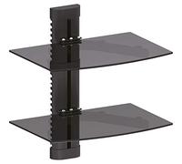 InLine Supporto parete, per DVD, Bluray, Ricevitore SAT, fino a 8kg, nero