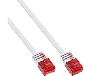 InLine 23197 Cavo Patch Lan Piatto, U/Utp, Cat.6, 10 m, Bianco