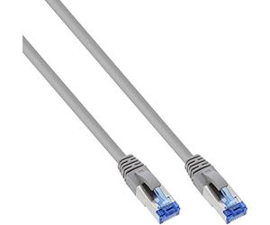InLine 23282 Cavo Patch Lan, S/Ftp, Cat.6A, 500Mhz, Guaina Halogenfree, 1 m, Grigio