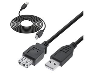 InLine 23303 Cavo USB 2.0, Prolunga, Type A, Maschio/Femmina, 5M Nero