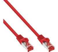 InLine 23410 Cavo Patch Lan, S/Ftp, Cat.6, 250Mhz, 0.5 m, Rosso