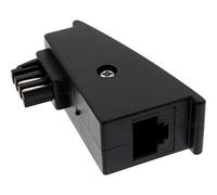 InLine 23458 Adattatore Tae-F Maschio a RJ45, 8P2C Femmina per Fritzbox, Nero