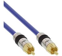 InLine Cavo Audio 1x RCA maschio / maschio 1m schermato dorato PREMIUM - 89401P