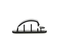 InLine 24223 Cavo con Base Autoadesiva, 10 Pezzi, Nero