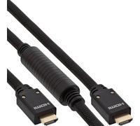 InLine Cavo HDMI 2.0 attivo 4K2K High Speed con Ethernet guaina nylon 25 m