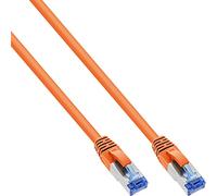 InLine 24585 Cavo Rete LAN, S/FTP, Cat.6A, 500Mhz, Patch Ethernet Lszh, 1.5 m, Arancione