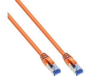 InLine 24585 Cavo Rete LAN, S/FTP, Cat.6A, 500Mhz, Patch Ethernet Lszh, 1.5 m, Arancione