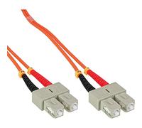 InLine 24794 Cavo Duplex, Sc/Sc 50/125µm, Fibra Ottica Om5, 2 m, Nero