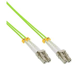 InLine 24796 Cavo Duplex, LC/LC 50/125µm, Fibra Ottica Om5, 2 m, Nero