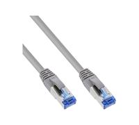Confezione sfusa da 25 cavi patch InLine - S/FTP (PiMf) - Cat.6A - senza alogeni - grigio 3 m