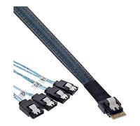 InLine 27646A Lunghezza cavo: 0,5 m, Connettore 1: SFF-8654 Male, Connettore 2: 4X SATA 7-Pin Marca