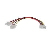 InLine 29659L Interno 0.2m Molex (4-pin) 2 x Molex (4-pin) Nero, Rosso, Bianco, Giallo