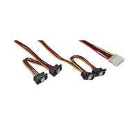 InLine Cavo di alimentazione a Y da 1x 5,25“ M a 4x SATA con 29672B