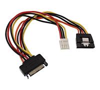 InLine 29691 Cavo di Alimentazione SATA Multicolore | Maschio/Femmina, SATA 15-pin, SATA 15-pin