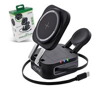 Inline 3 in 1 Wireless Charger, compatibile MagSafe, pieghevole, caricatore Qi per iPhone, Apple Watch, cuffie, USB-C, ricarica rapida 15 W, 33392T