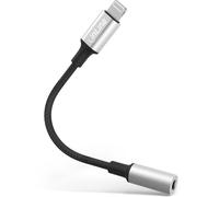 InLine 31440 - Cavo adattatore audio Lightning per iPad, iPhone, iPod, colore: Argento/Nero
