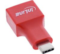 Inline 31651 - Adattatore per blocco dati USB, spina USB-C a presa USB-A, ricarica sicura senza trasferimento dati, compatto da viaggio, 5 V 1,5 A, 31651