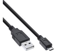 InLine 20441 Cavo Micro USB 2.0, Type-A Maschio a Type Micro-B Maschio, 1.5 m, Nero